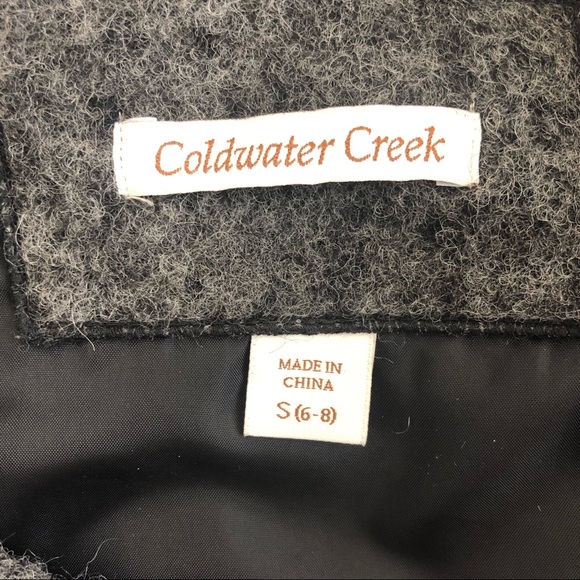 Wool Blend Gray & Black Plaid Poncho … - Picture 5 of 7